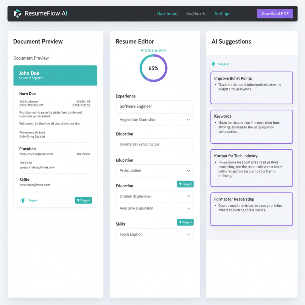 Upplai - AI Resume Platform screenshot