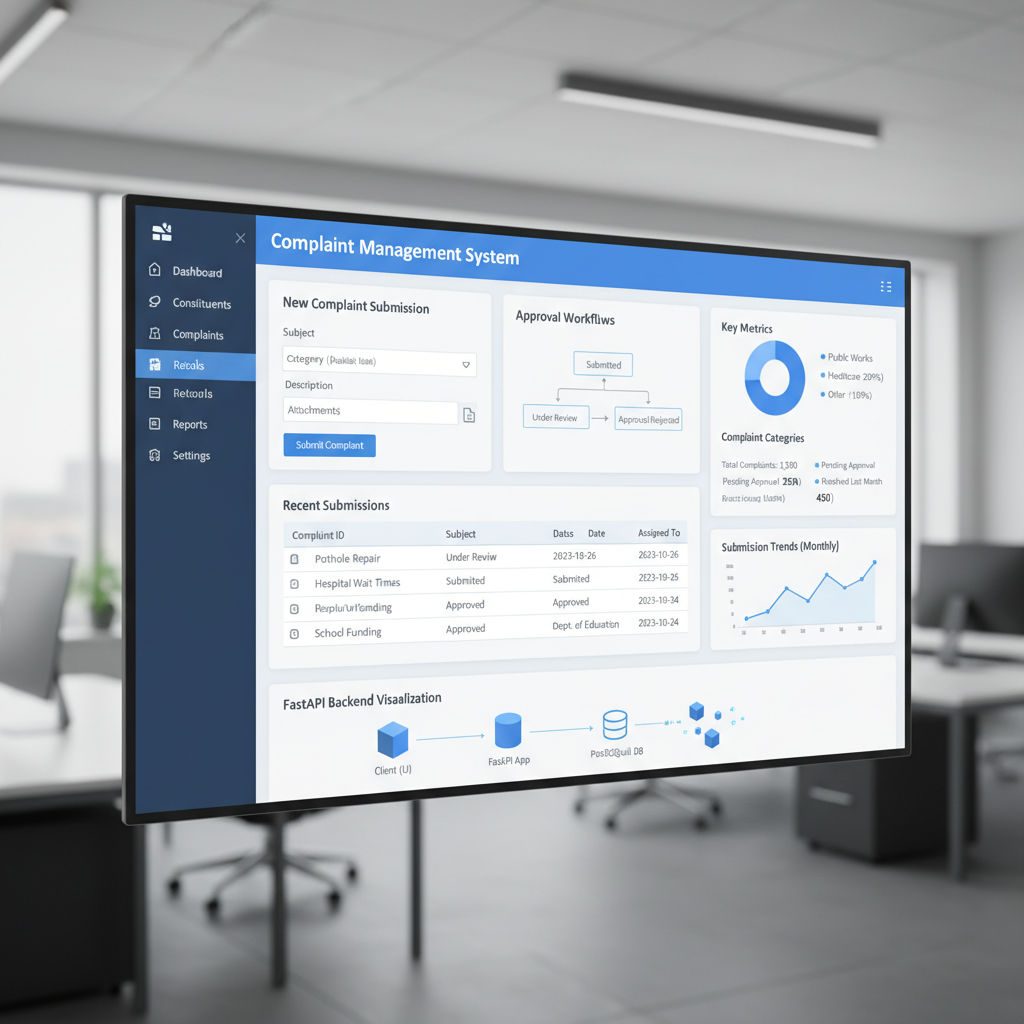 Government Constituent Platform screenshot
